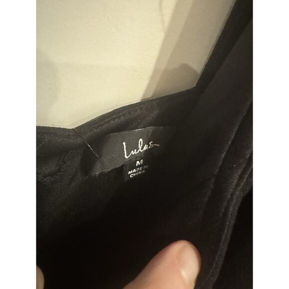 Lulu’s Black Corset Dress NWT Size Medium - Picture 7 of 11